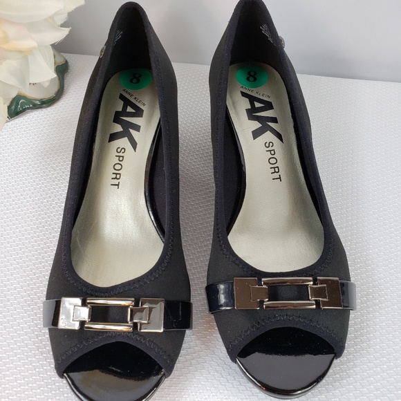 anne klein sport cloudless wedge pump